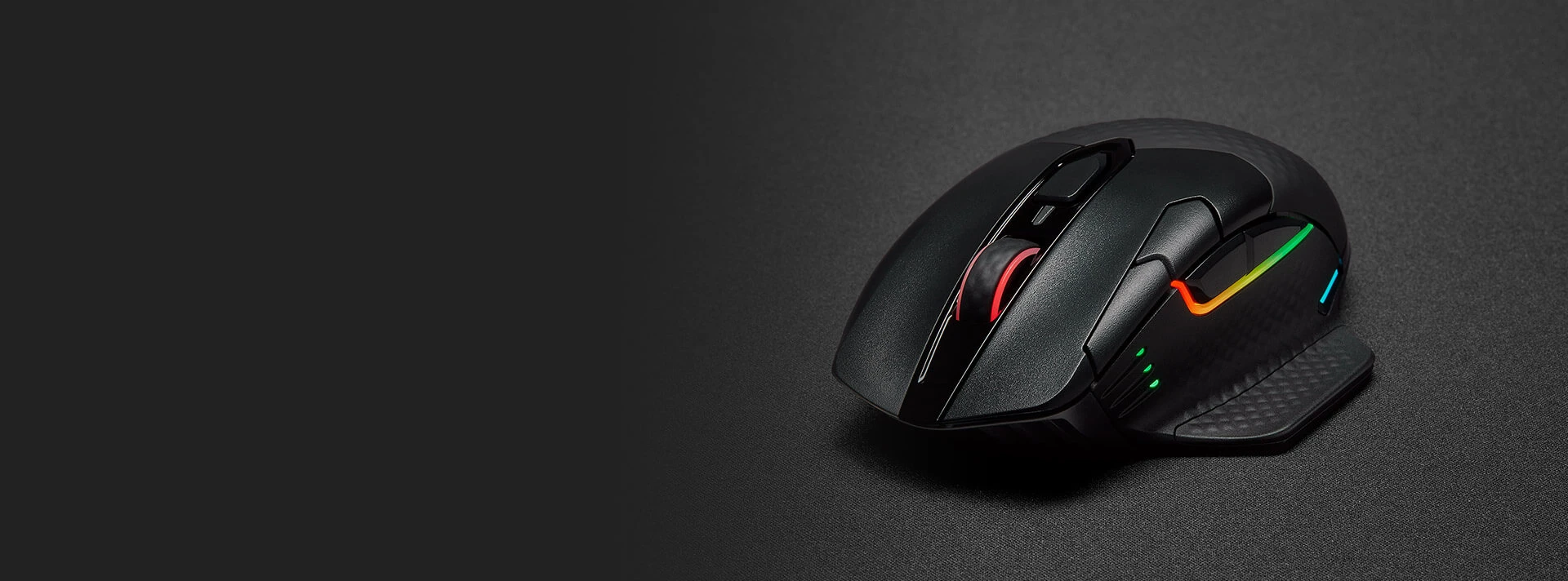 Corsair Dark Core RGB PRO belaidė žaidimų pelė, Juoda aprašymas - Prekės nuotrauka
