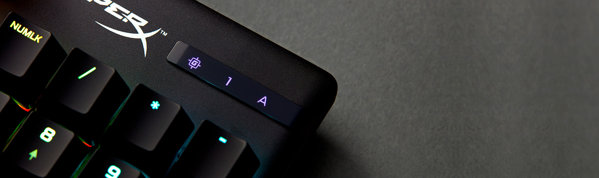 HyperX Alloy Origins Mechaninė žaidimų klaviatūra, US išdėstymas, HyperX Red - Linear aprašymas - Prekės nuotrauka
