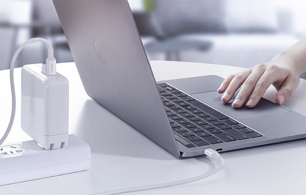 Laidas USB-C kištukas į USB-C kištukas 2.0 UGREEN US300, 2m (baltas) aprašymas - Prekės nuotrauka