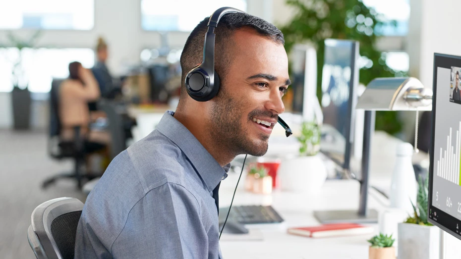 Universalios ausinės Logitech H390, su mikrofonu, USB jungtis aprašymas - Prekės nuotrauka