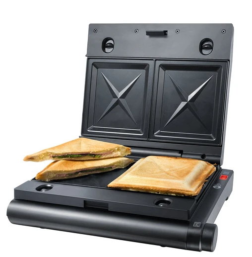 Skrudintuvas Steba SG 55 Multi-Snack-Maker 3 in 1 (Juodas) aprašymas - Prekės nuotrauka