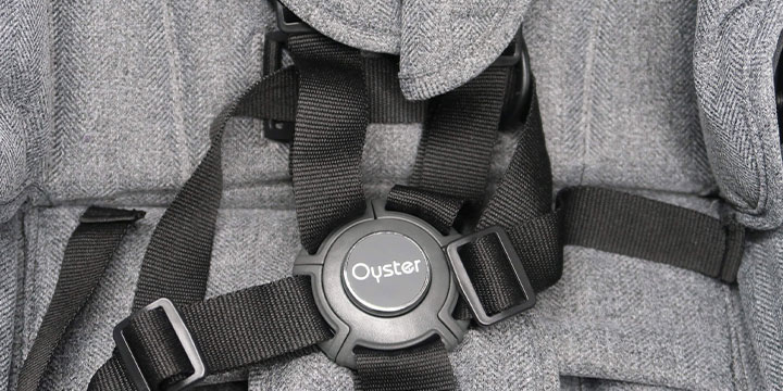 Baby Style Oyster 3 stilingas vaikiškas vežimėlis | Sidabro spalvos "Mercury Silver"