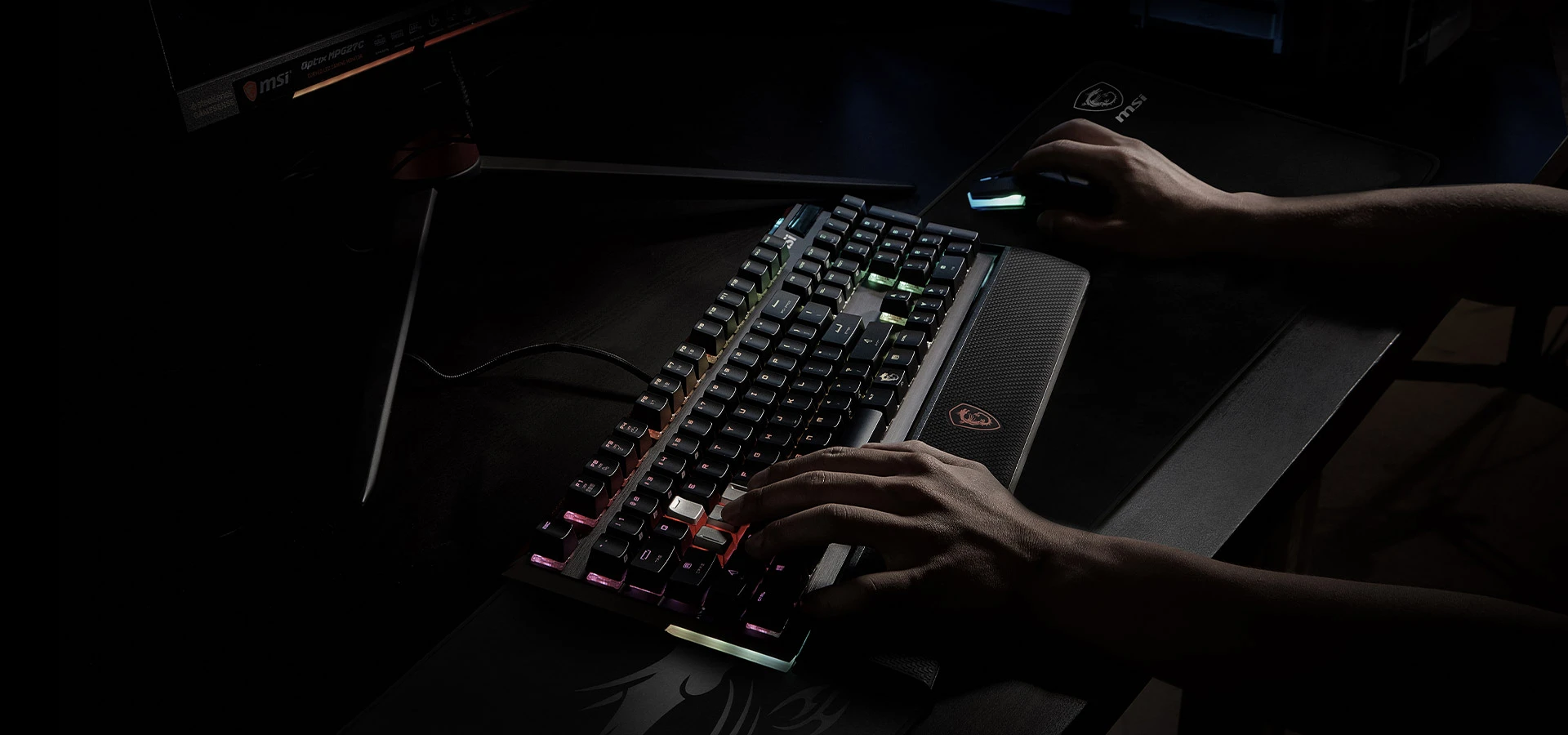 Pelės kilimėlis žaidimams MSI Agility GD70, 900x400x3mm aprašymas - Prekės nuotrauka