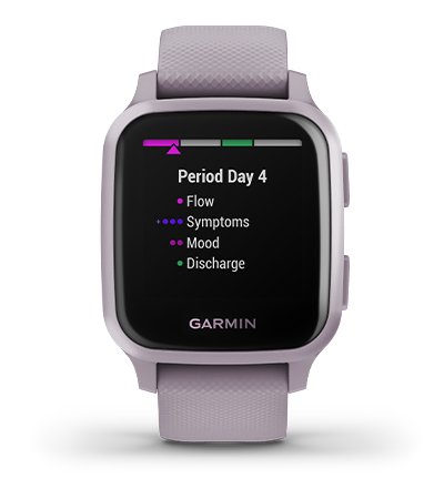 Išmanusis laikrodis Garmin Venu Sq, Violetinės spalvos aprašymas - Prekės nuotrauka