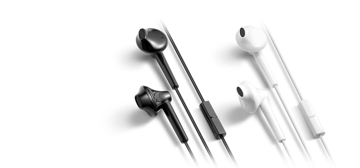 Į ausis įstatomos ausinės su mikrofonu Panasonic RP-TCM55E-W, Baltos aprašymas - Prekės nuotrauka