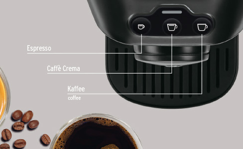 Tchibo kavos aparatas kapsulėmis Cafissimo Easy - Baltos spalvos aprašymas - Prekės nuotrauka
