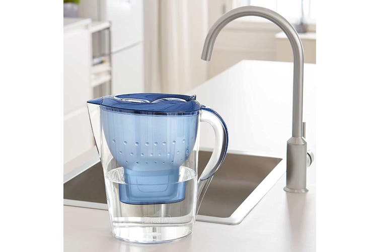 Vandens filtravimo ąsotis BRITA Marella XL 3.5L, melsvas su vandens filtru MAXTRA+ 1 vnt. aprašymas - Prekės nuotrauka