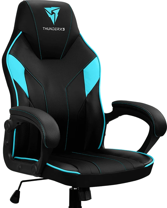 ThunderX3 Žaidimų kėdė Thunder X3 EC1 Gaming Chair, Juoda-oranžinė aprašymas - Prekės nuotrauka