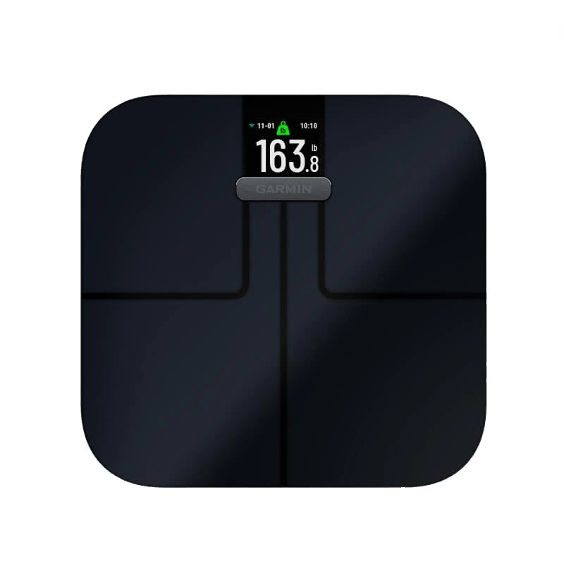 Išmaniosios svarstyklės Garmin Index S2, Juodos spalvos aprašymas - Prekės nuotrauka