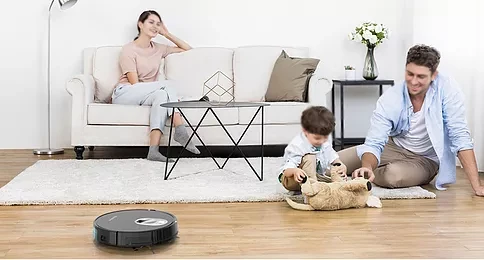 Dulkių siurblys - robotas Mamibot ExVac680S, Juodas aprašymas - Prekės nuotrauka