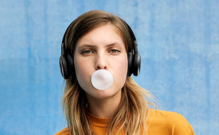 Belaidės Ausinės su aktyviu triukšmo slopinimu JBL Live 460NC, Balta aprašymas - Prekės nuotrauka