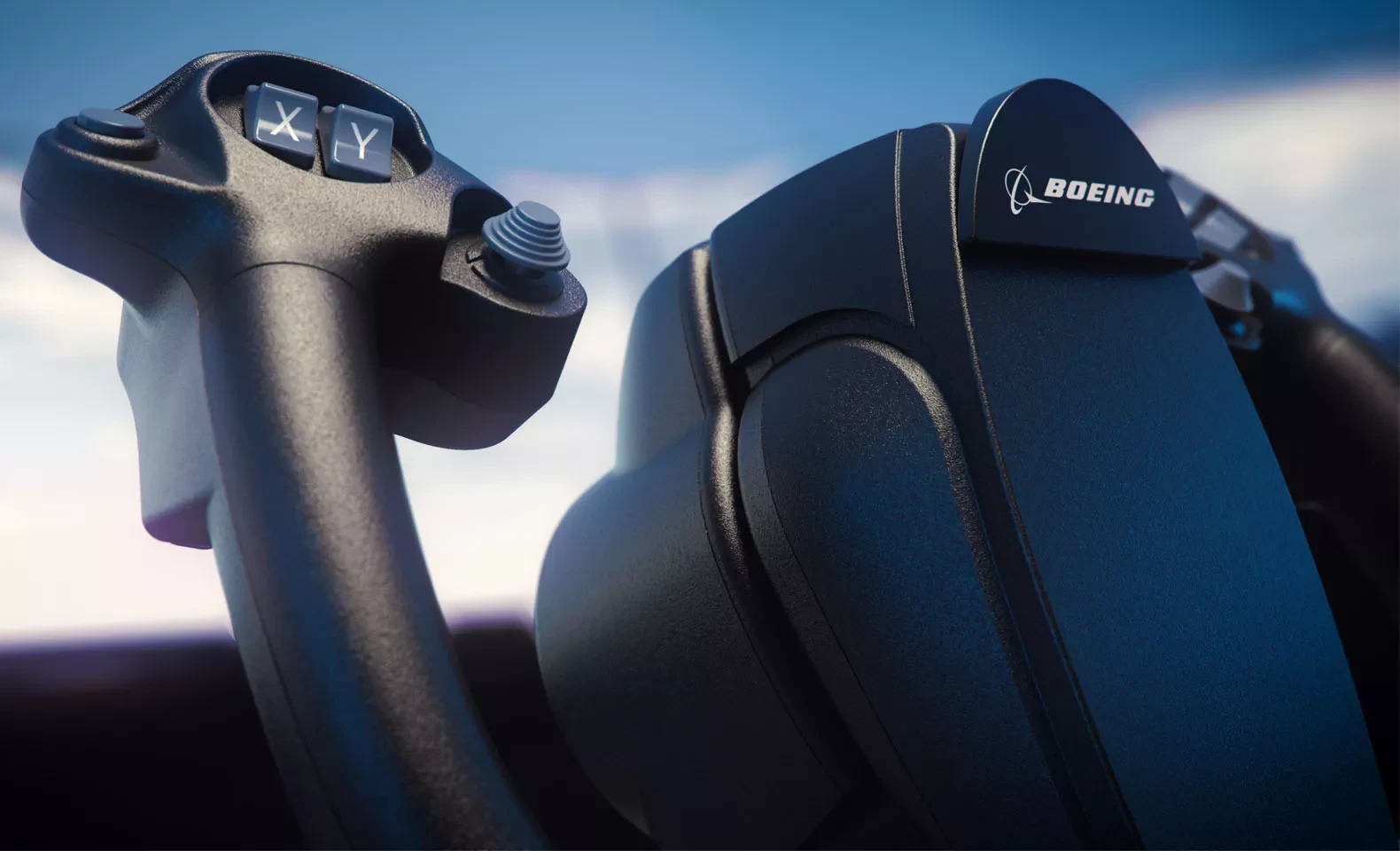 Žaidimų valdiklis  Thrustmaster TCA Yoke Boeing Edition/ Joystick  (4460209) aprašymas - Prekės nuotrauka