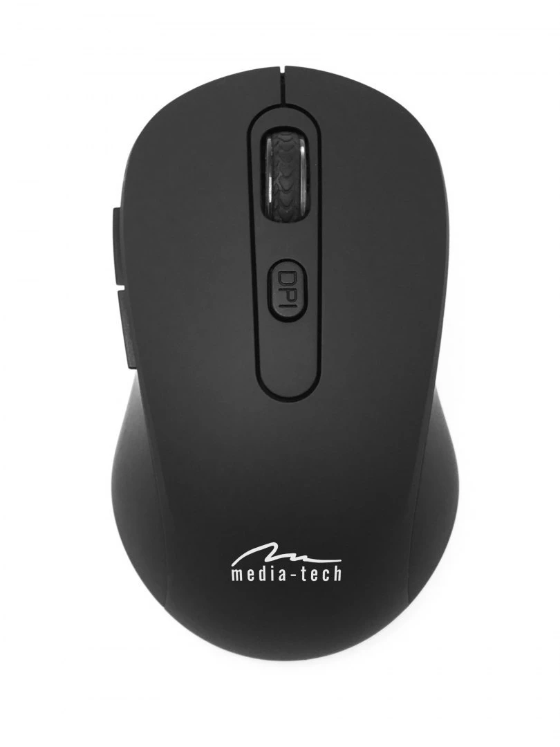 Belaidė Bluetooth pelė Media-Tech MORLOCK BT MT1120, 1600DPI, juoda aprašymas - Prekės nuotrauka