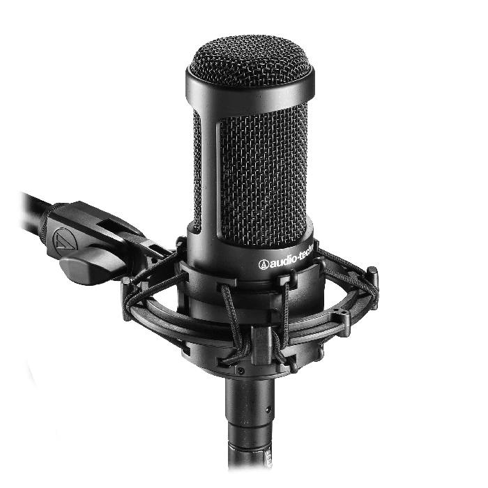 Audio Technica kondensatorinis mikrofonas AT2035, juodas aprašymas - Prekės nuotrauka