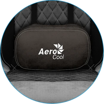 Žaidimų kėdė AeroCool DUKE Gaming Chair, Juoda aprašymas - Prekės nuotrauka