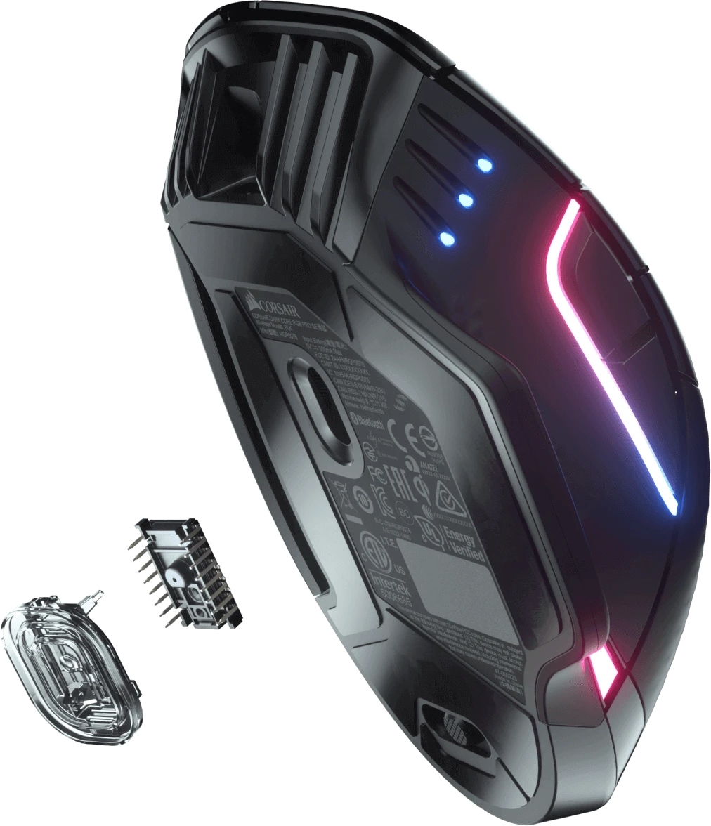 Corsair Dark Core RGB PRO belaidė žaidimų pelė, Juoda aprašymas - Prekės nuotrauka