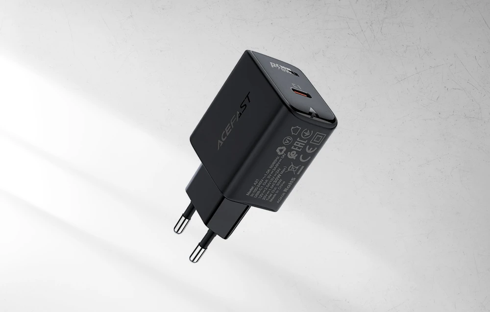 Įkroviklis Acefast A21 30W GaN USB-C juodas aprašymas - Prekės nuotrauka Įkroviklis Acefast A21 30W GaN USB-C juodas aprašymas - Prekės nuotrauka