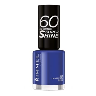 Rimmel London 60 Seconds Super Shine Nagų lakas Moterims 8 ml, 828 Danny Boy, Blue! aprašymas - Prekės nuotrauka