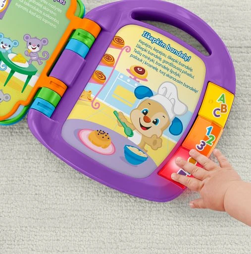 Fisher price Muzikinė knygelė (Lietuviškai įgarsintas) aprašymas - Prekės nuotrauka