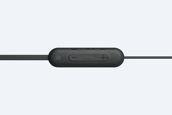 Belaidės į ausį įdedamos ausinės Sony WI-C100, Mėlynos aprašymas - Prekės nuotrauka