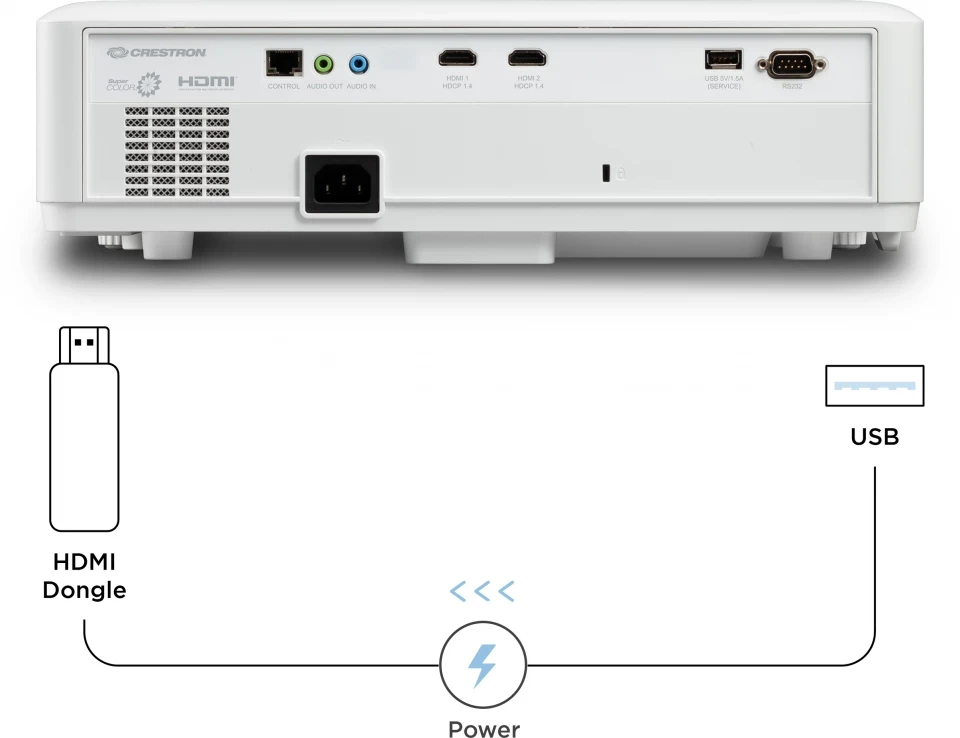 Projektorius ViewSonic LS610WH, Baltos spalvos aprašymas - Prekės nuotrauka