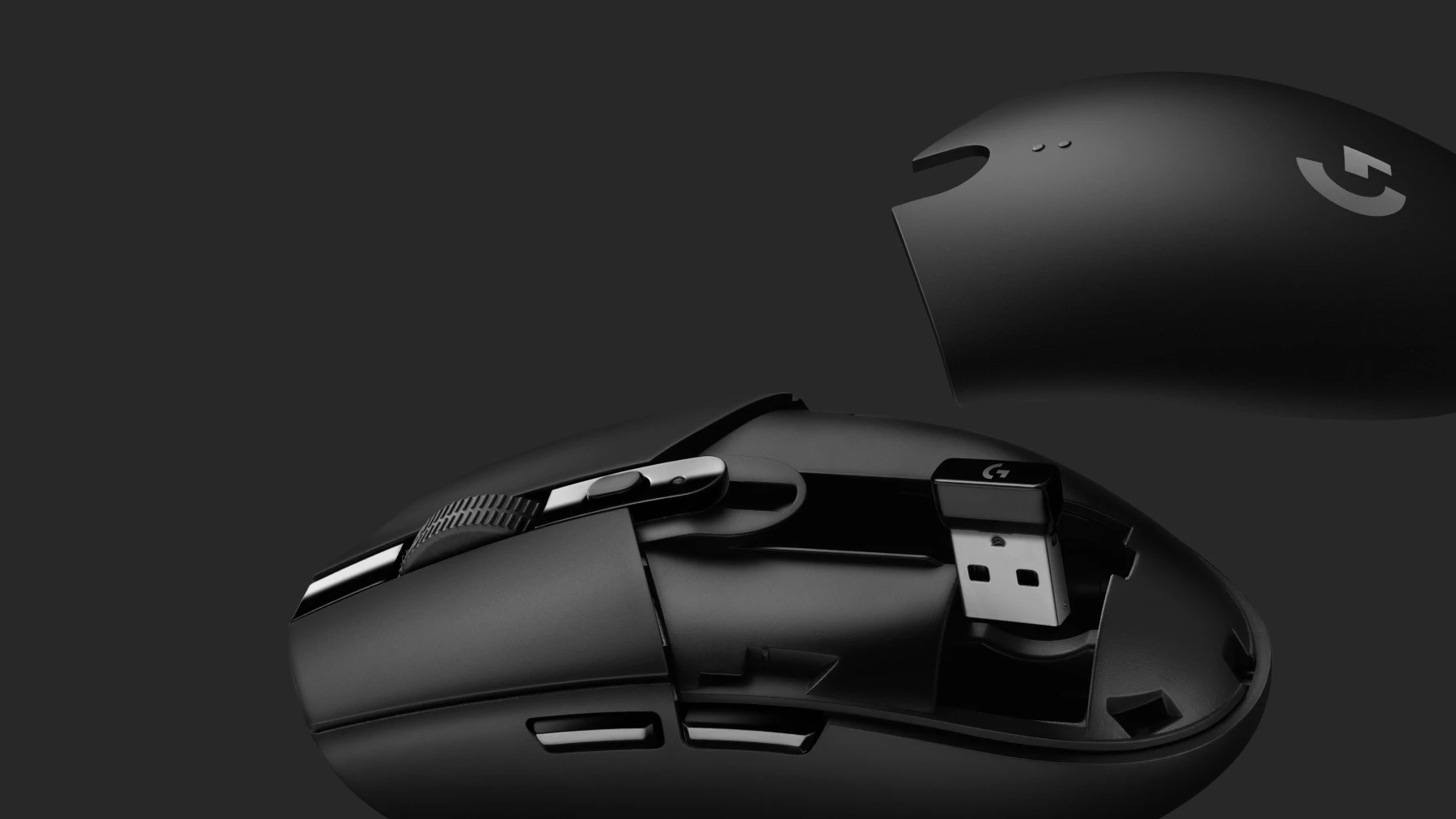 Belaidė žaidimų pelė Logitech G305 Hero, Lightspeed, Balta aprašymas - Prekės nuotrauka
