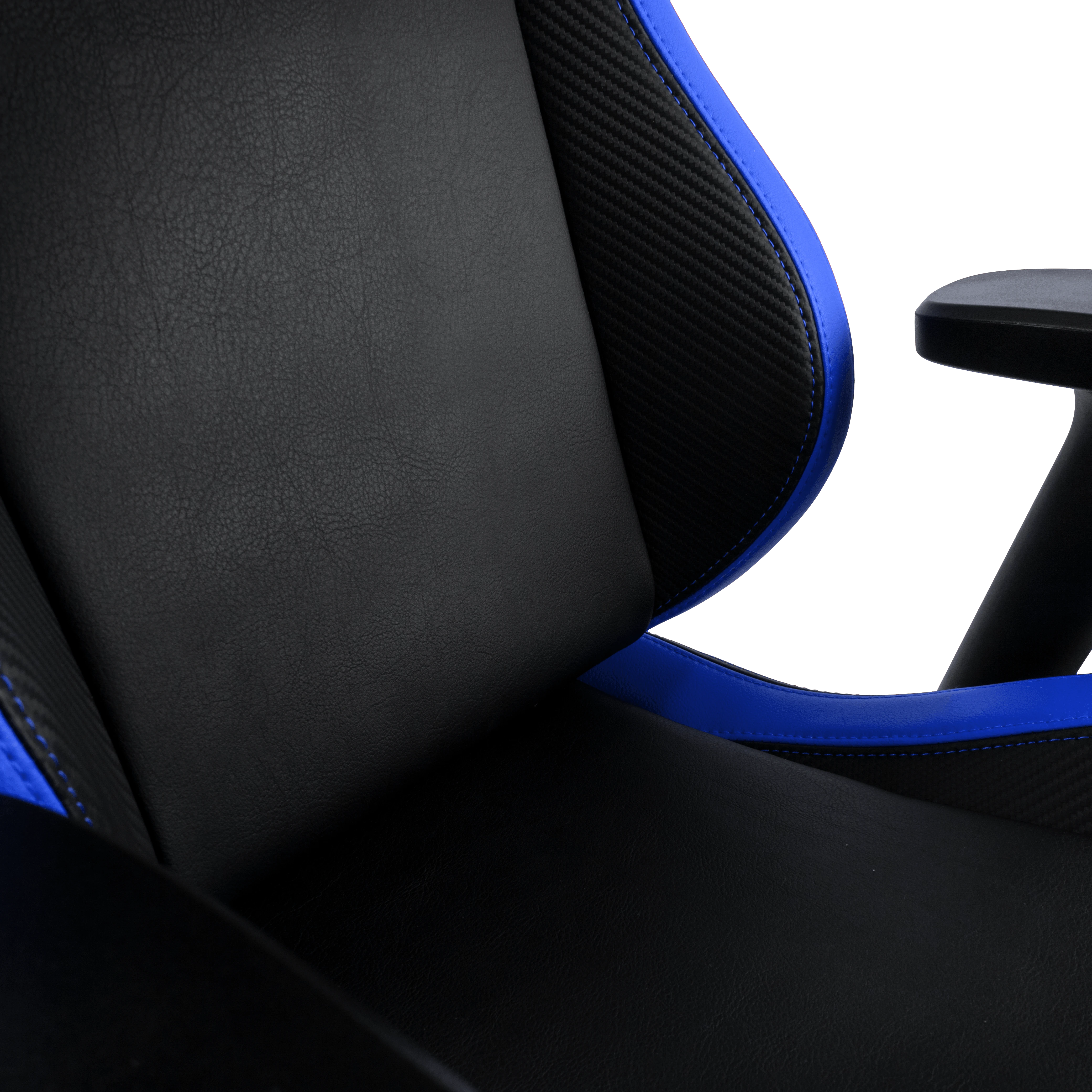 Žaidimų kėdė Noblechairs EPIC Comapct Gaming Chair, Juoda/Carbon/Mėlyna aprašymas - Prekės nuotrauka