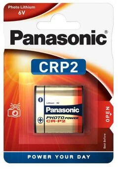 Panasonic CR-P2 Ličio elementai 6V CRP2 223 aprašymas - Prekės nuotrauka