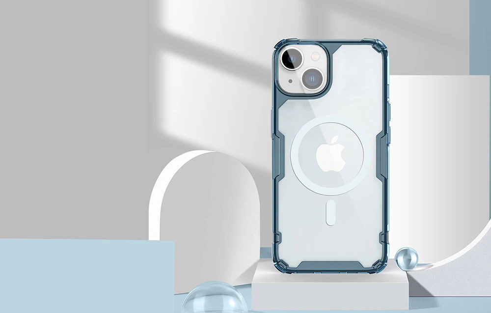 Nillkin Nature TPU Pro magnetinis dėklas, skirtas Apple iPhone 14 Plus (mėlynas) aprašymas - Prekės nuotrauka Nillkin Nature TPU Pro magnetinis dėklas, skirtas Apple iPhone 14 Plus (mėlynas) aprašymas - Prekės nuotrauka