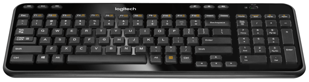 Kompaktiška belaidė klaviatūra Logitech K360, US išdėstymas aprašymas - Prekės nuotrauka