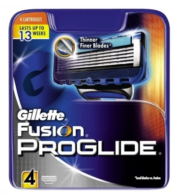 Gillette Fusion ProGlide skutimosi peiliukai 4 vnt aprašymas - Prekės nuotrauka