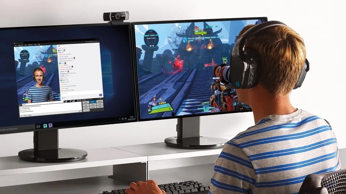 Internetinė kamera Logitech C922 PRO HD Stream Webcam aprašymas - Prekės nuotrauka