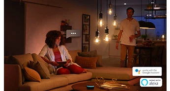 Philips Hue Baltos šviesos E27 lemputė su standartiniu kaitinimo siūlu aprašymas - Prekės nuotrauka