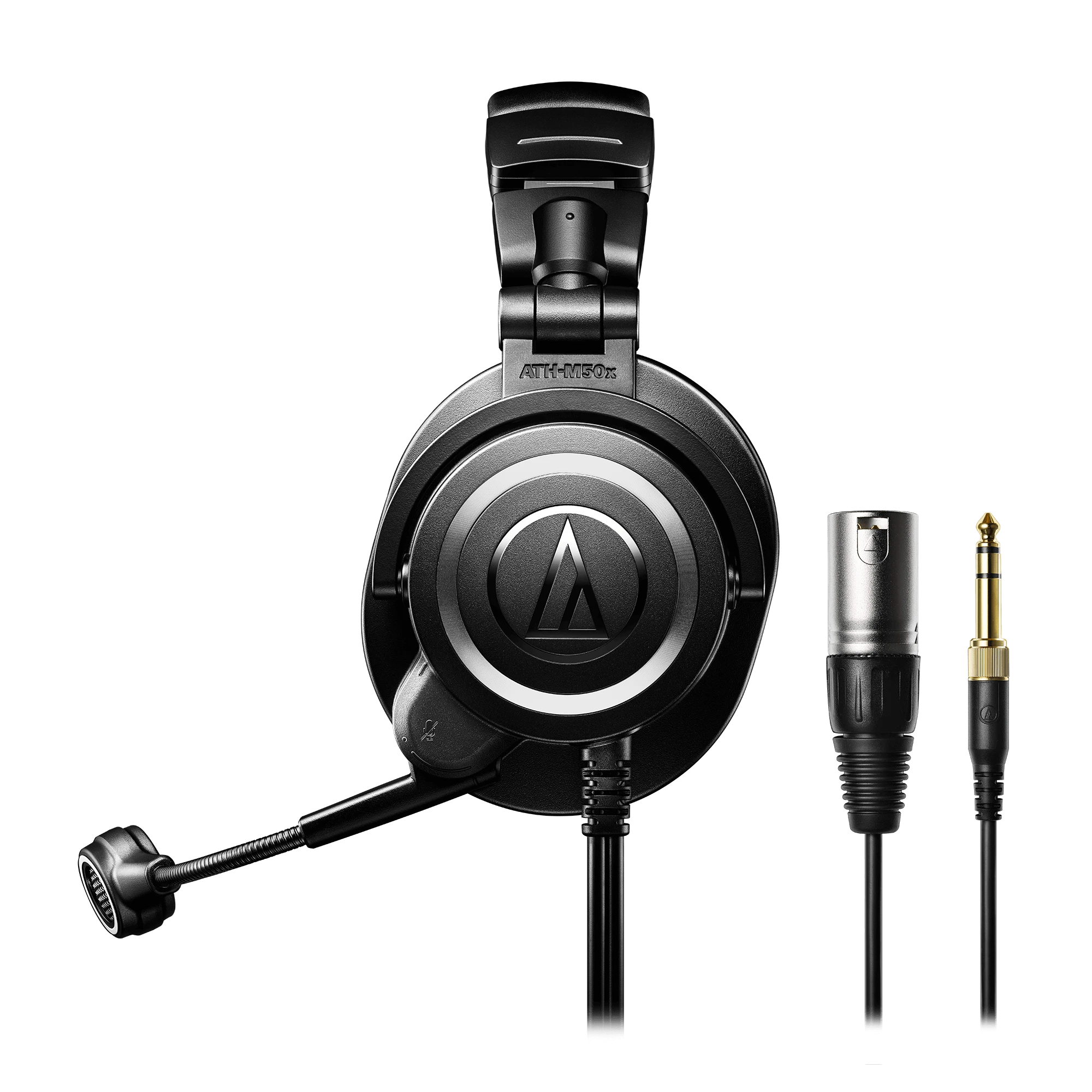 Audio-Technica ATH-M50xSTS ausinės, Juodos spalvos aprašymas - Prekės nuotrauka