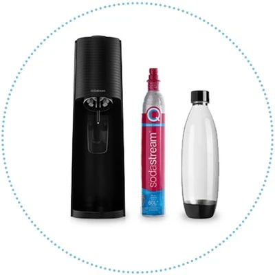 Gazuotų gėrimų gaminimo aparatas SodaStream Terra, juodas aprašymas - Prekės nuotrauka