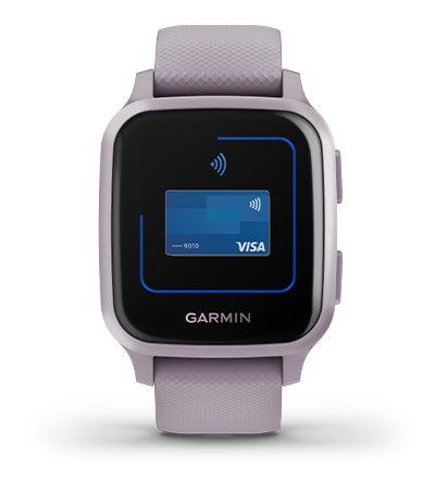 Išmanusis laikrodis Garmin Venu Sq, Violetinės spalvos aprašymas - Prekės nuotrauka