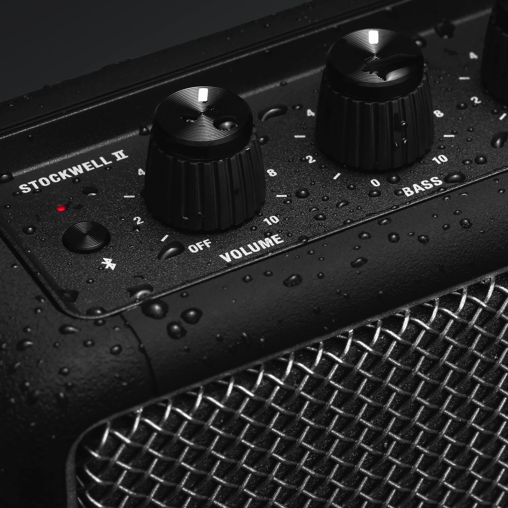 Marshall Stockwell II nešiojama kolonėlė, Black&Brass spalvos aprašymas - Prekės nuotrauka