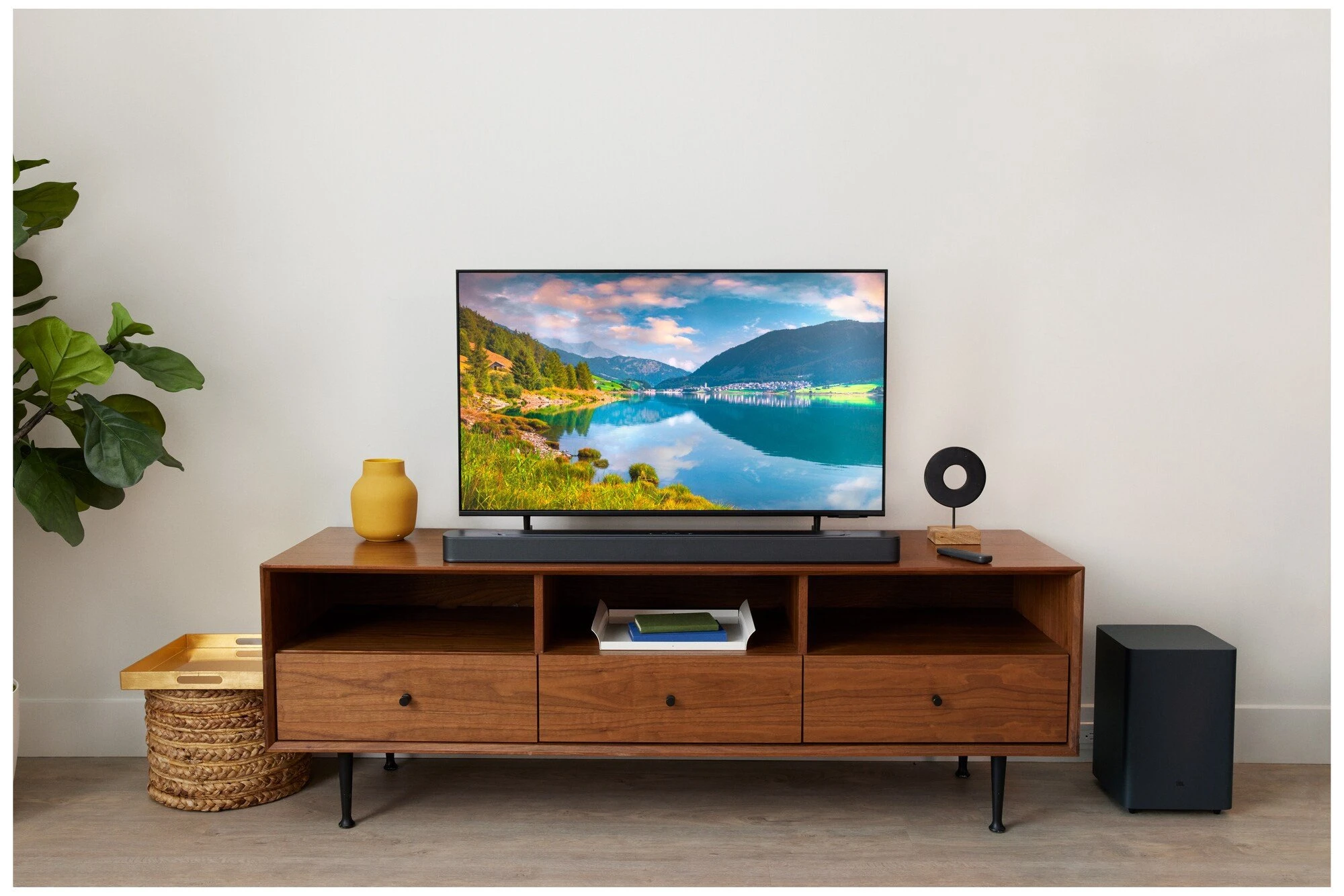 Namų kino sistema JBL Bar 2.1 Deep Bass (MK2) namų garso sistema, Juodos spalvos aprašymas - Prekės nuotrauka