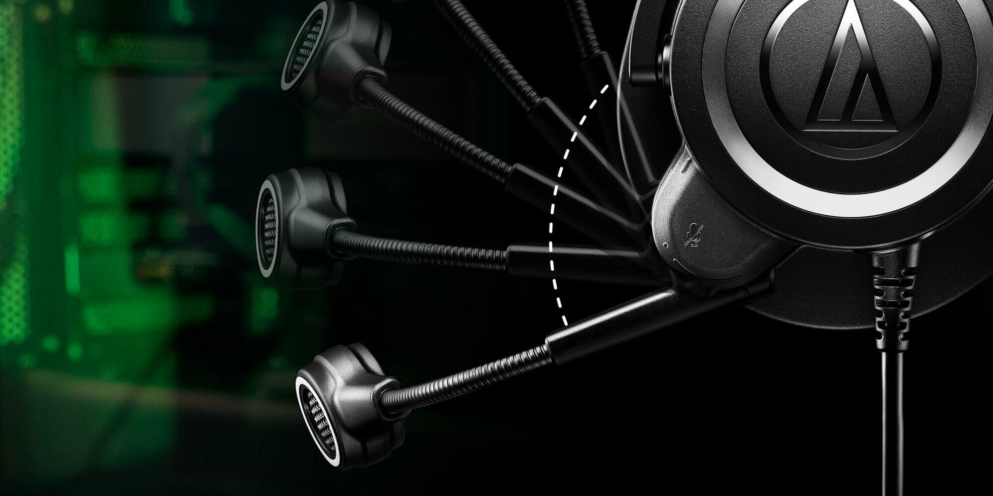 Audio-Technica ATH-M50xSTS ausinės, Juodos spalvos aprašymas - Prekės nuotrauka
