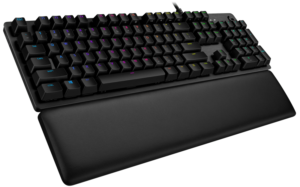 Mechaninė Žaidimų Klaviatūra Logitech G513 Lightsync RGB, GX Brown Tactile Switches, US išdėstymas aprašymas - Prekės nuotrauka