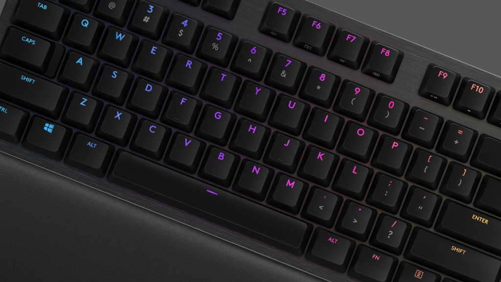 Mechaninė Žaidimų Klaviatūra Logitech G513 Lightsync RGB, GX Brown Tactile Switches, US išdėstymas aprašymas - Prekės nuotrauka