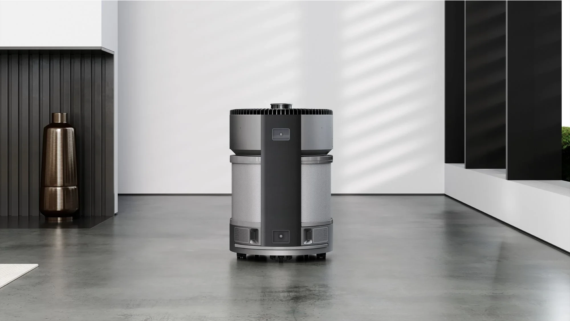 Ecovacs Air AIRBOT Z1 oro drėkintuvas ir valytuvas, Juodas aprašymas - Prekės nuotrauka