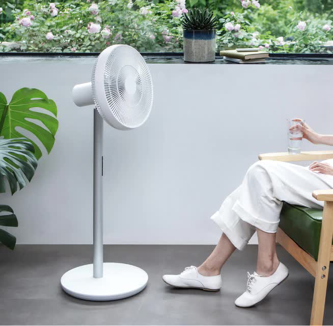 Pastatomas ventiliatorius Xiaomi SmartMi Standing Fan 3, baltas aprašymas - Prekės nuotrauka