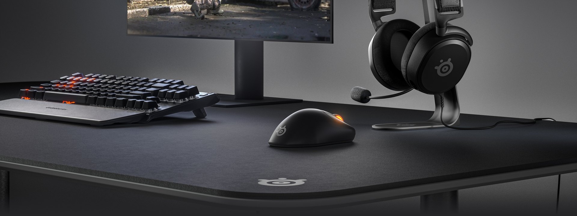 Žaidimų Pelė SteelSeries Prime, Juodos spalvos aprašymas - Prekės nuotrauka