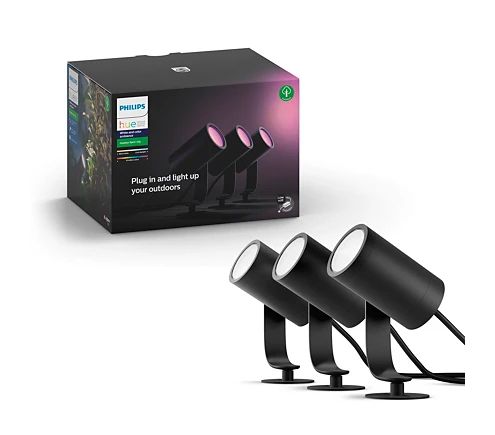 Philips Hue Taškinis lauko šviestuvas Lily (Baltas ir spalvotas) aprašymas - Prekės nuotrauka