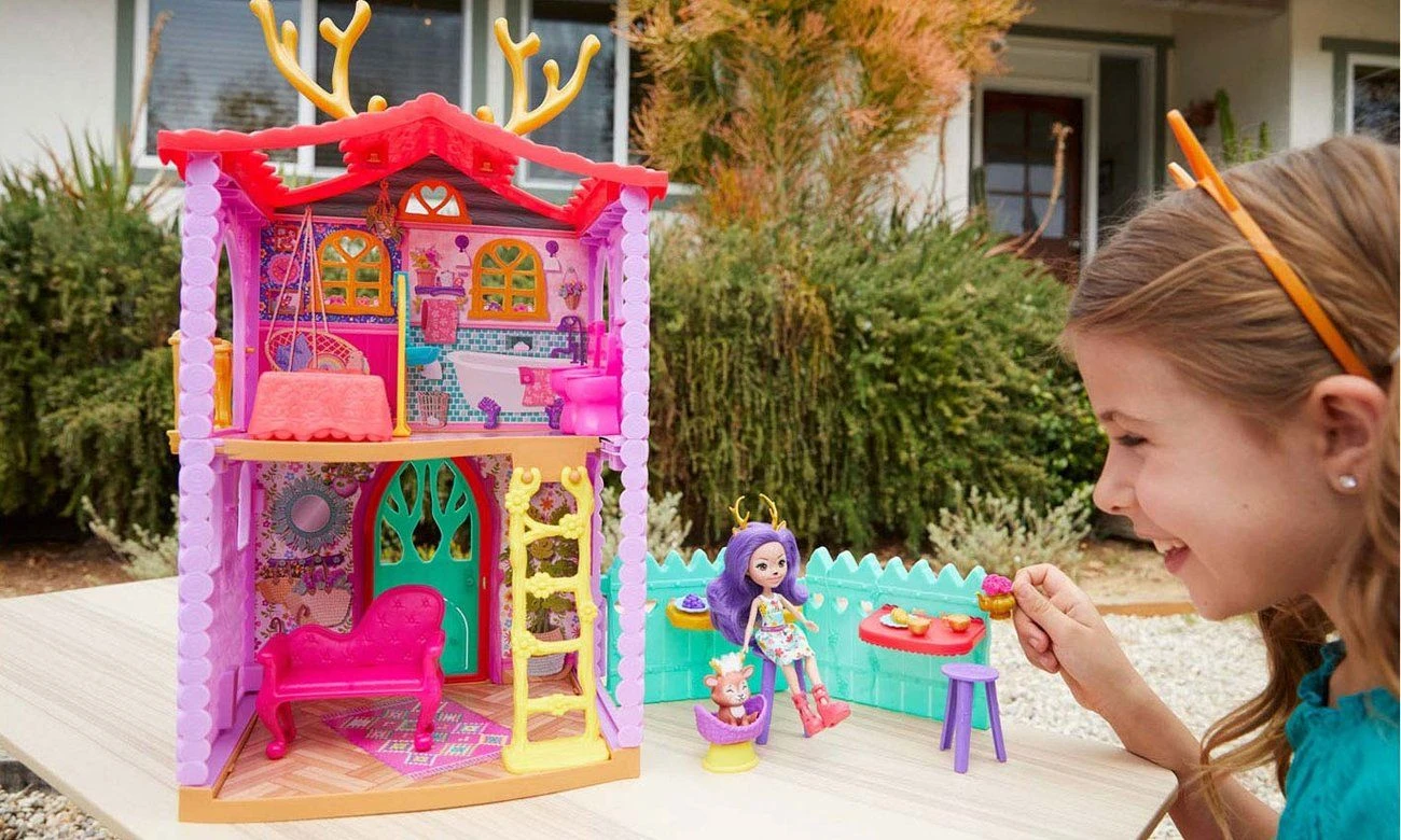 Lėlių namelis Mattel Enchantimals GYJ18 aprašymas - Prekės nuotrauka