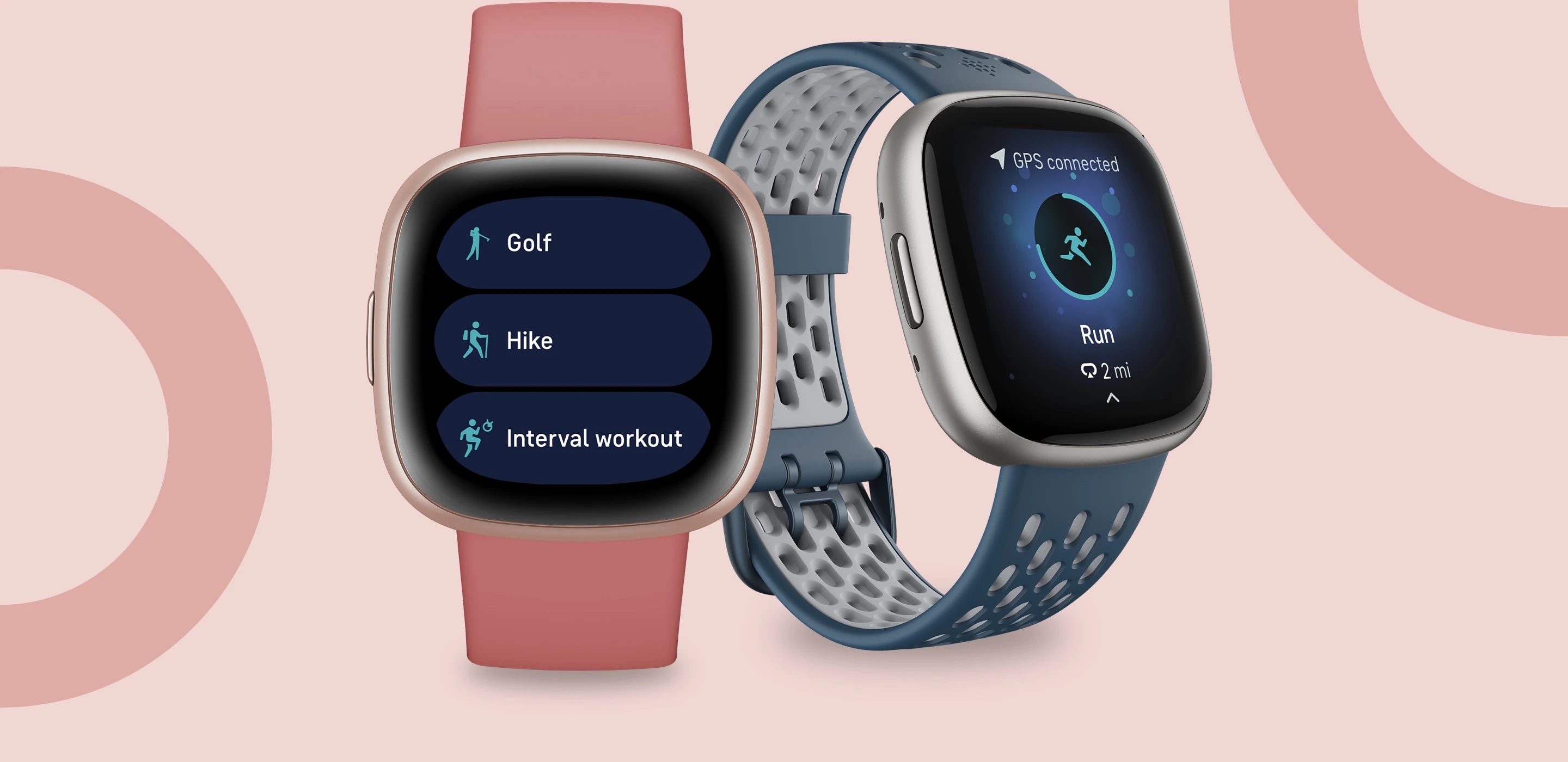 Išmanusis laikrodis Fitbit Versa 4, Platinos spalvos korpusas su melsvos spalvos silikoniniu dirželiu aprašymas - Prekės nuotrauka