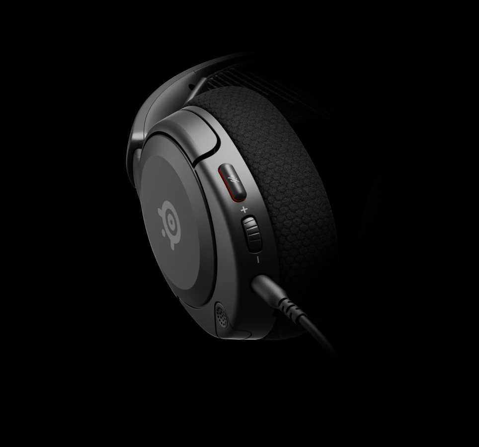 Ausinės žaidimams su mikrofonu SteelSeries Arctis Nova 1P Over-Ear, Juodos spalvos aprašymas - Prekės nuotrauka