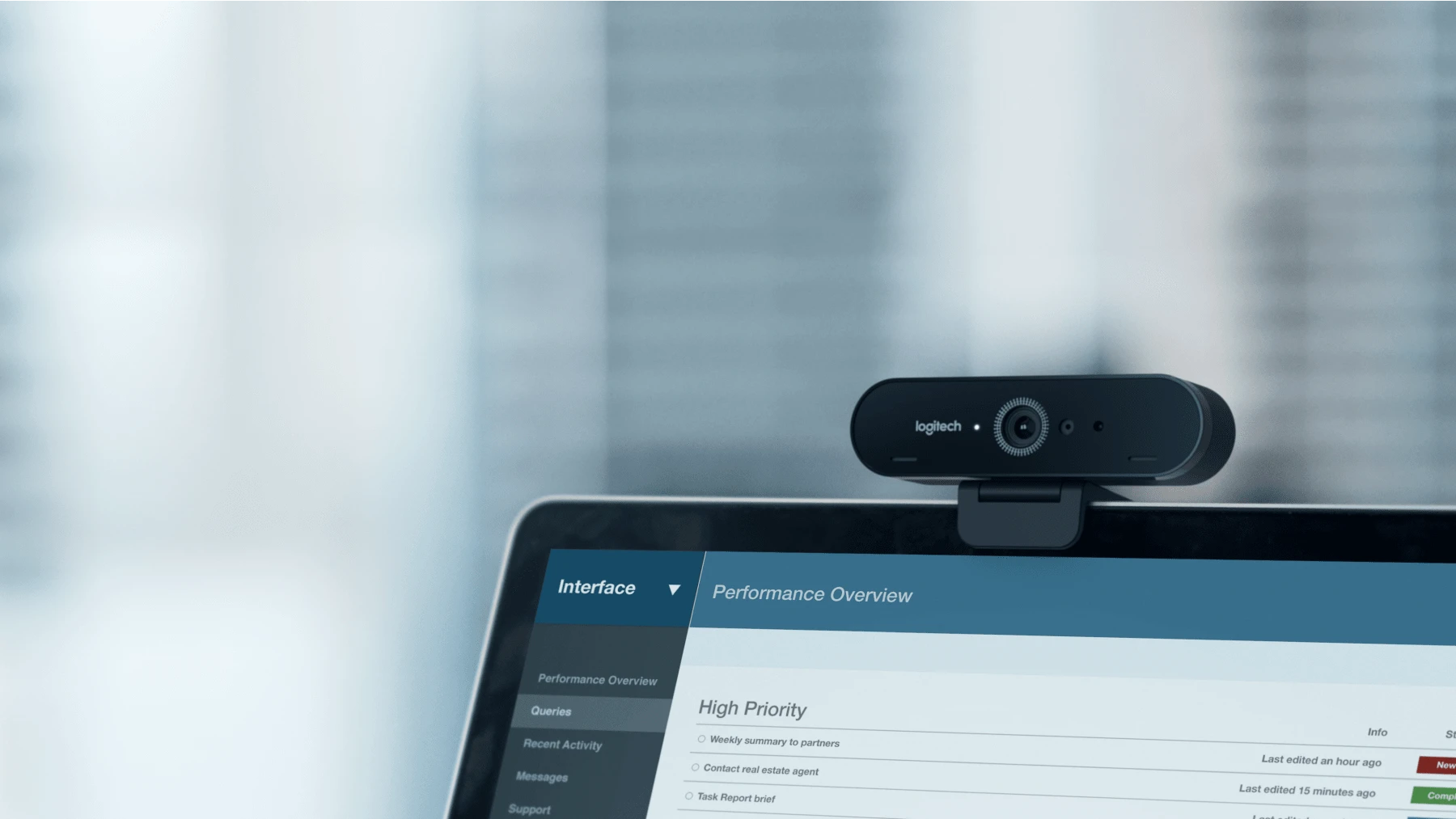 Internetinė kamera Logitech BRIO ULTRA HD PRO 4K (960-001106) aprašymas - Prekės nuotrauka