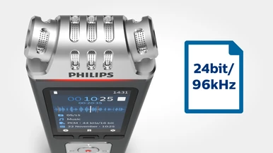 Philips VoiceTracer DVT7110 Diktofonas aprašymas - Prekės nuotrauka